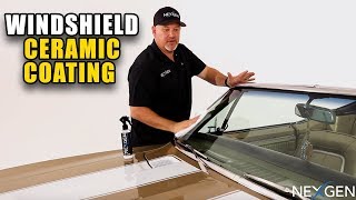 Ceramic Coating Your Windshield PREVENT BUG SPLATTER [upl. by Peednas]