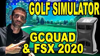 Foresight Sports Golf Simulator  How to use GCQuad with FSX 2020 [upl. by Papert]