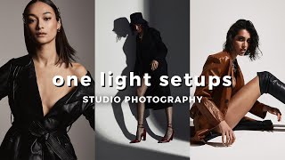 How To Use One Light Four Different Ways  Studio Photography Behind The Scenes Tutorial [upl. by Ragouzis590]