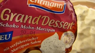 Ehrmann  Grand Dessert Poppy Seed  Mohn amp Marzipan [upl. by Briney]