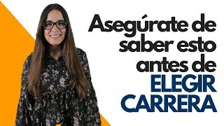 ¿Cómo saber qué carrera elegir para estudiar Orientación Vocacional [upl. by Hahn709]