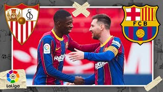 Sevilla vs Barcelona  LALIGA HIGHLIGHTS  2272021  beIN SPORTS USA [upl. by Terbecki]