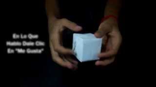 Como Hacer Un Cubo De Papel [upl. by Mell]