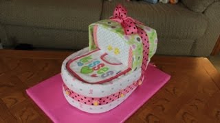 Bassinet Diaper Cake How To Make [upl. by Woodring]