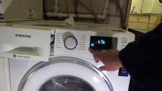 How to tip 18  Enter Service CycleTest mode Samsung Ecobubble Washing Machine [upl. by Mlohsihc]