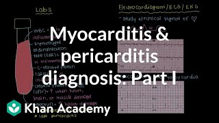 Diagnosis of myocarditis and pericarditis part 1  NCLEXRN  Khan Academy [upl. by Ajram36]