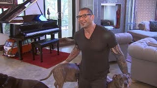 At home with former WWE superstar turned actor Dave Bautista [upl. by Nele]