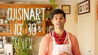 Cuisinart ICE 30 Ice Cream Maker  Review [upl. by Halfdan552]