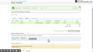 Processing Expense Claims  Xero [upl. by Reine]