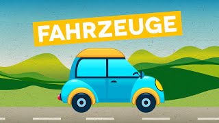 Fahrzeuge lernen für Kinder und Kleinkinder Auf der Straße DEUTSCH [upl. by Yelrebmyk]