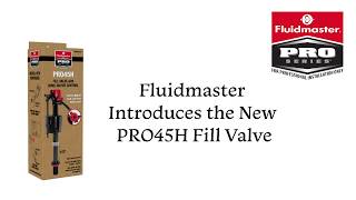 Fluidmaster PRO45H Toilet Fill Valve [upl. by Airetas120]