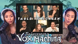 Reacting to VOX MACHINAS BEST TABLETOSCREEN Moments from Season 1 Critical Role [upl. by Nitsruk]