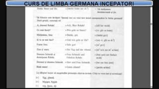 Curs de limba Germana incepatori temadictionar Lectia 1 [upl. by Yendahc652]