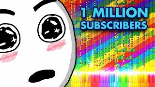 1 MILLION SUBSCRIBERS 1 MILLION NOTES EXTRAVAGANZA [upl. by Ahtebat306]