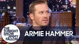 Armie Hammer Shaves His Head Backstage Before His Interview with Jimmy [upl. by Symon]