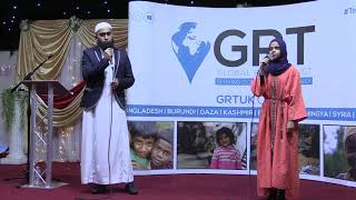 UK Quran Tour 2019  His name is Muhammad  A duet nasheed with Kamal Uddin and Maryam Masud [upl. by Amorete]