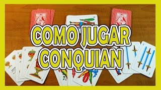 Cómo jugar conquian  10 cartas [upl. by Naryb807]