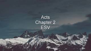 Acts  Chapter 2 ESV [upl. by Mady]