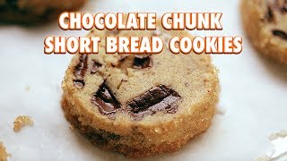 Salted Chocolate Chunk Short Bread Cookies [upl. by Brittaney138]