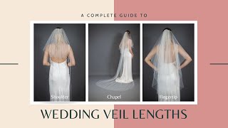 Wedding Veil Length Guide [upl. by Nimrahc]