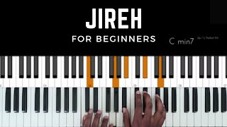 How to Play Jireh  Piano Tutorial [upl. by Fitton]