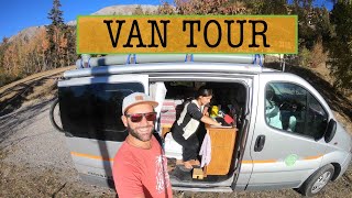 Van tour  Ecco come abbiamo camperizzato questo minivan per girare lEuropa [upl. by Ardnuassac]