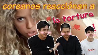 Coreanos reaccionan a La tortura  Shakira [upl. by Doownil]