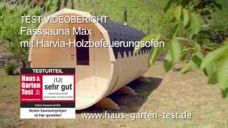 Test Aufbau 2RaumFassSauna Max [upl. by Pare401]