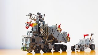 Building the Mad Max Doof Wagon from Fury Road in Lego [upl. by Malliw]