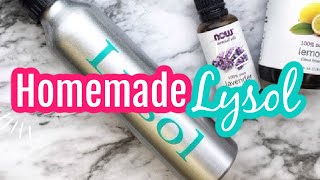 Homemade Lysol Disinfectant Spray [upl. by Sher253]