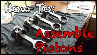 How to Assemble Pistons with Rods [upl. by Adam192]