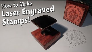 Engraving Rubber Stamps with a K40 Laser [upl. by Adnorrahs461]