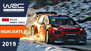 WRC  Rallye MonteCarlo 2019 Highlights  Review Results [upl. by Nester296]