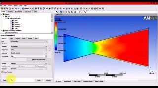 Ansys WorkBench  Fluent CD Nozzle tutorial [upl. by Winni332]