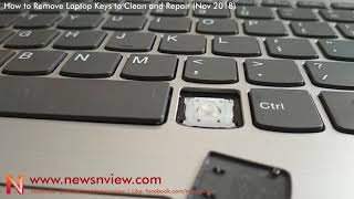 How to Remove Laptop Key to Repair  Lenovo Laptop Keyboard Cleaning and Repairing  Keyboard Fix [upl. by Letreece]