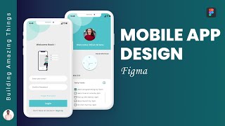 Figma Mobile App Design Tutorial [upl. by Hoopes137]