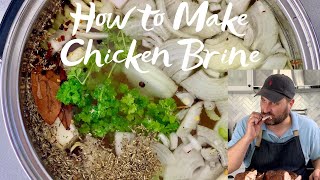 Chicken Brine Recipe  Wet and Dry [upl. by Kcorb]