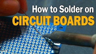 How to Solder on Circuit Boards [upl. by Latsirk]