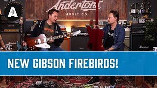 New Gibson Firebirds  USMade Automobile Inspired Rock n Roll Machines [upl. by Notlaw649]