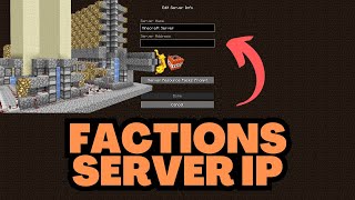 Minecraft Factions Server IP 2024 [upl. by Tatiana]