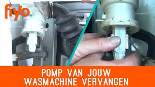 Pomp van jouw wasmachine vervangen [upl. by Eiramanit]