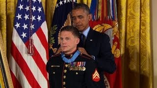 Marine Cpl Carpenter awarded Medal of Honor [upl. by Siskind]