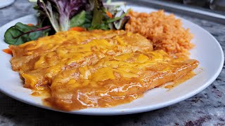 CHEESE ENCHILADAS  Andys Home Cafe Cheese Enchiladas [upl. by Paehpos]