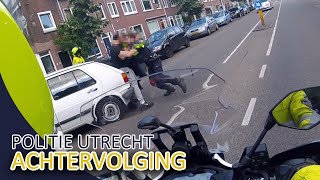 Achtervolging door politie Utrecht in de stad  Politievlogger JanWillem [upl. by Mathe]