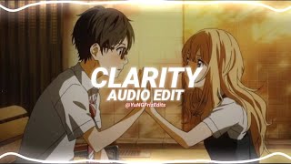 clarity  zedd ft foxes edit audio [upl. by Rednave742]