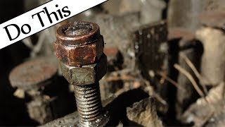 Jam Nut Trick  Double Nut Technique for RemovingInstalling Studs [upl. by Temhem662]