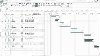 Simple Project Plan in Microsoft Project [upl. by Robinson]