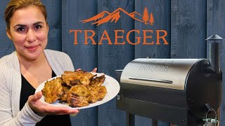 Traeger Grill Chicken Thighs  How to smoke chicken thighs [upl. by Ellevart]