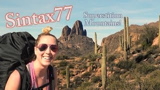 Hiking the Superstition Mountains  Desert Backpacking in Arizona [upl. by Yllet]