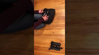 👉How to fold Patagonia Black Hole Duffel into itself [upl. by Virgie280]